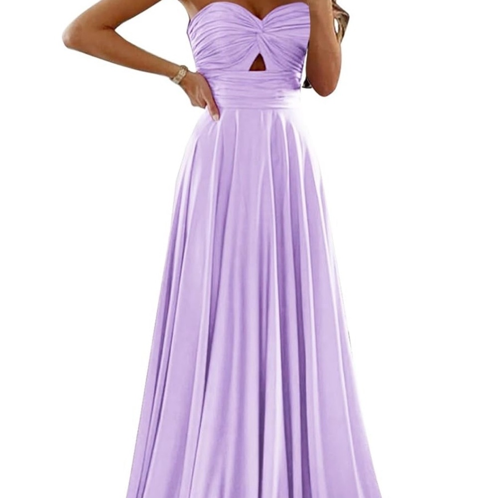 Teens Strapless Prom Dress
